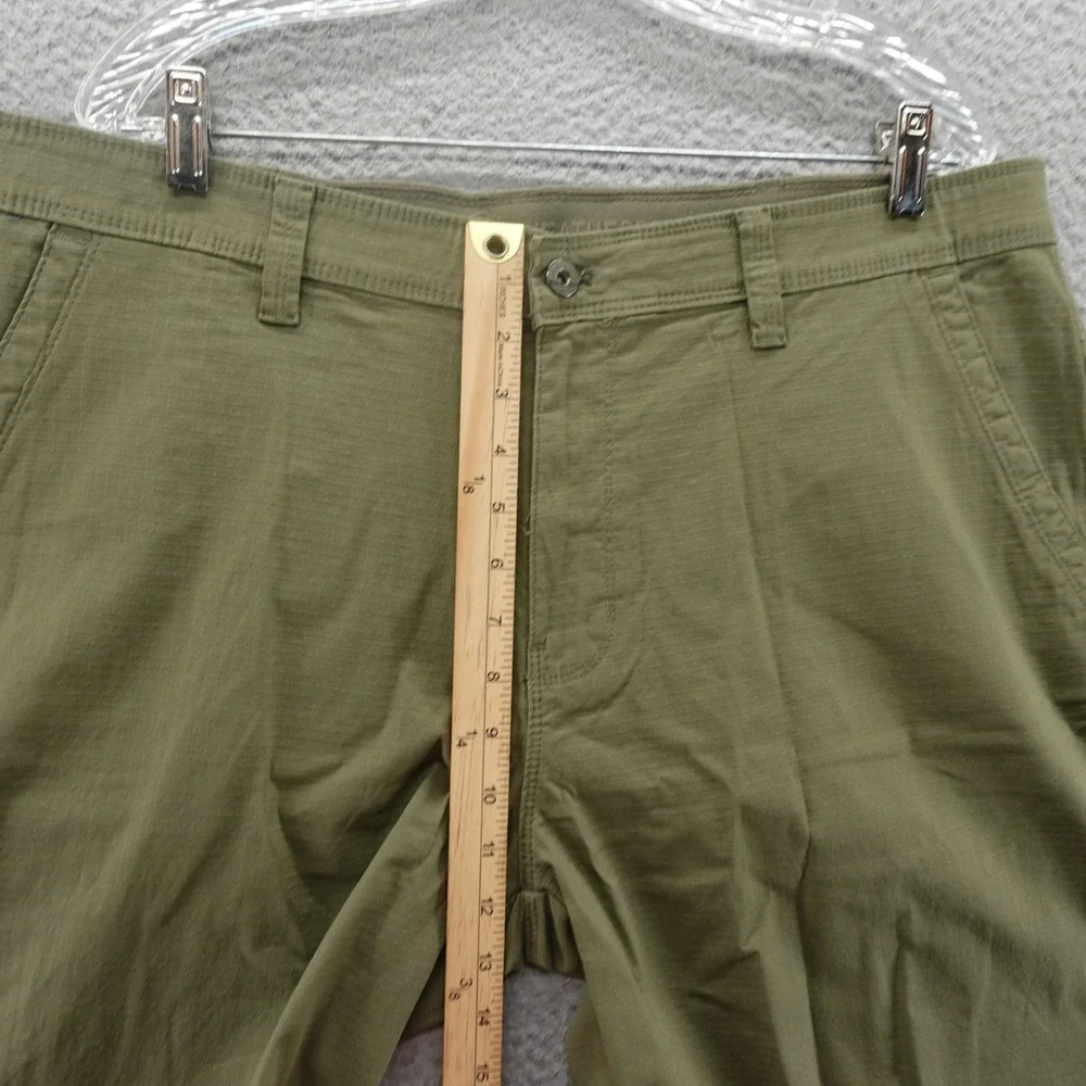 Weatherproof Mens Utility Shorts 40 Soft Olive Stretch Cargo Ripstop NEW
